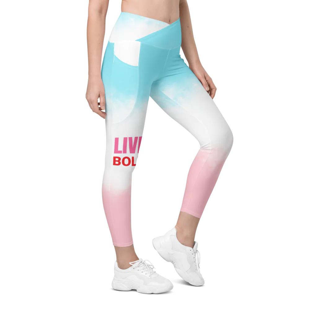 Live Bold Crossover Leggings with Pockets