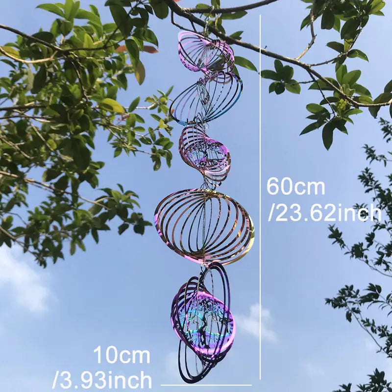 3D Rotating Wind Chime