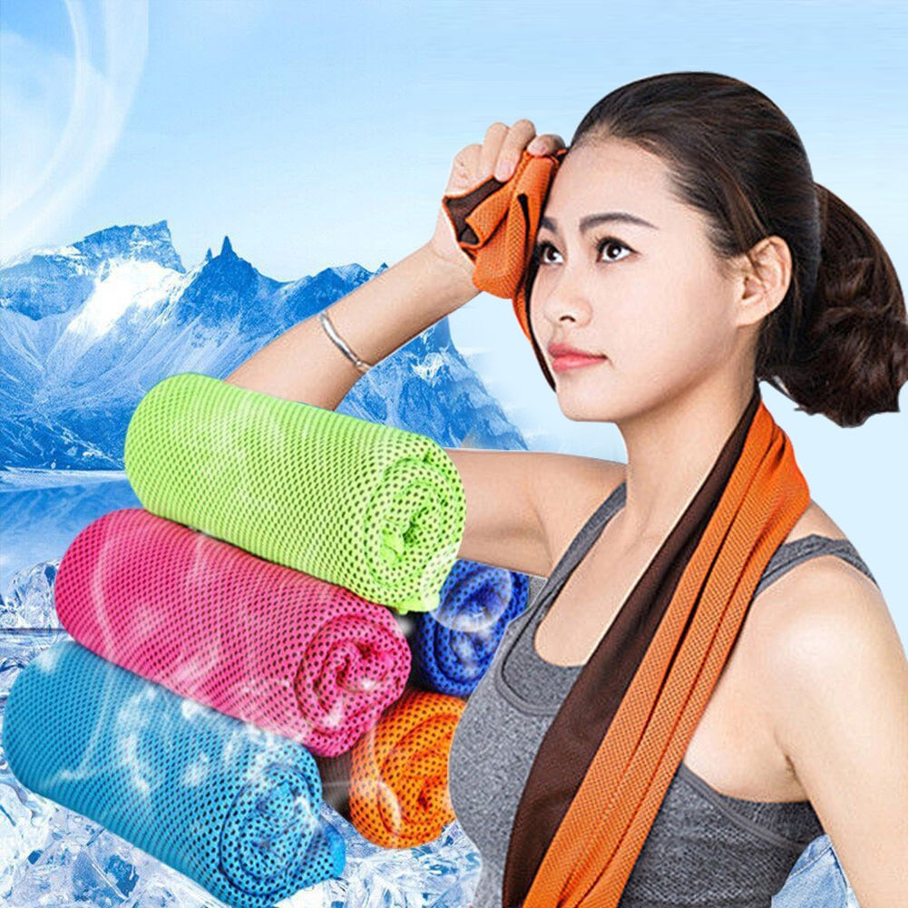 Quick-Dry Beach Towels Summer Enduring Instant Chill Towels for Fitness Yoga