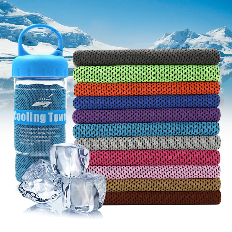 Quick-Dry Beach Towels Summer Enduring Instant Chill Towels for Fitness Yoga